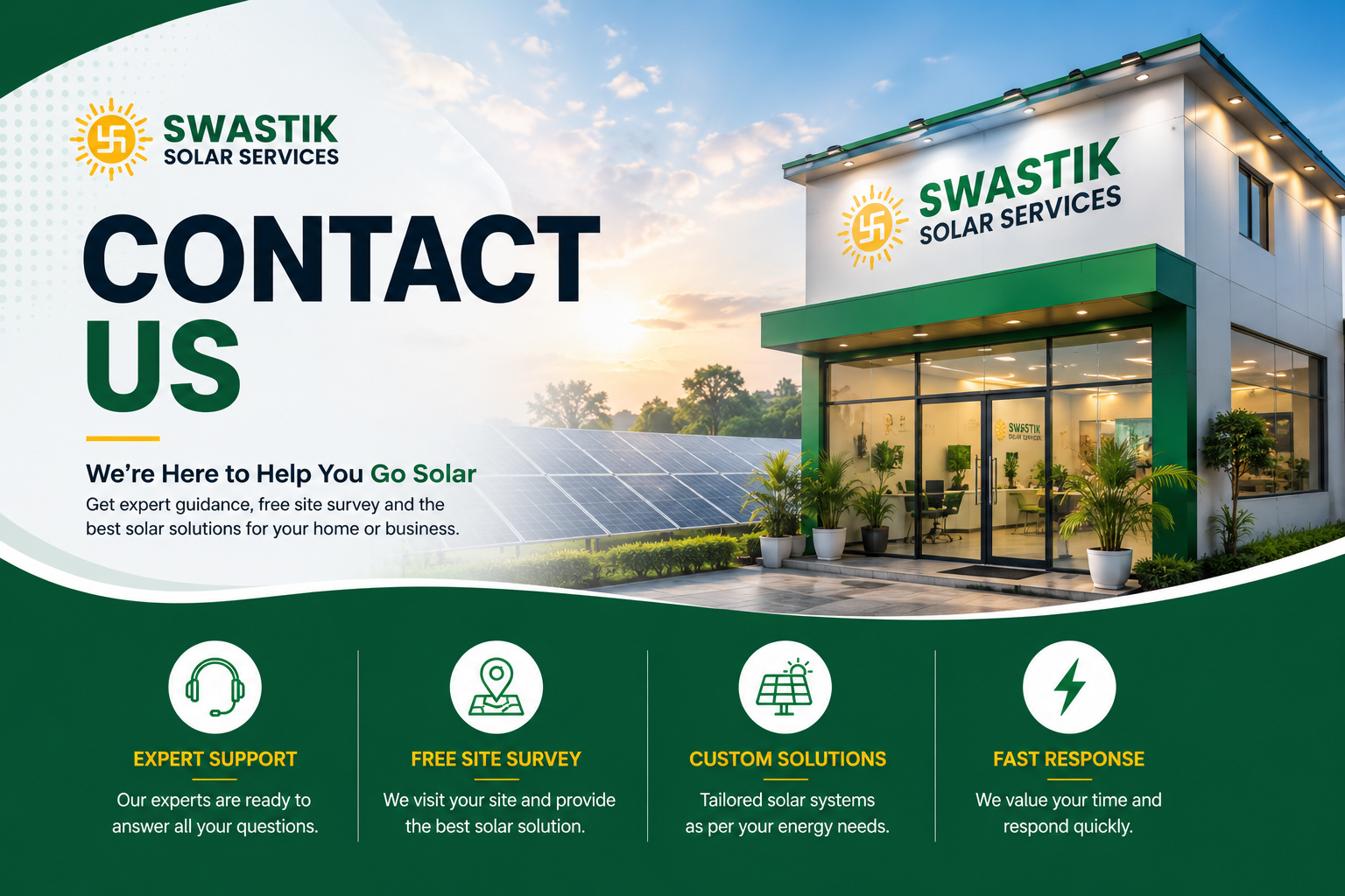 Contact Swastik Solar Services